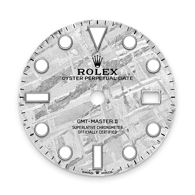 rolex M126719BLRO-0002   - Il quadrante in meteorite