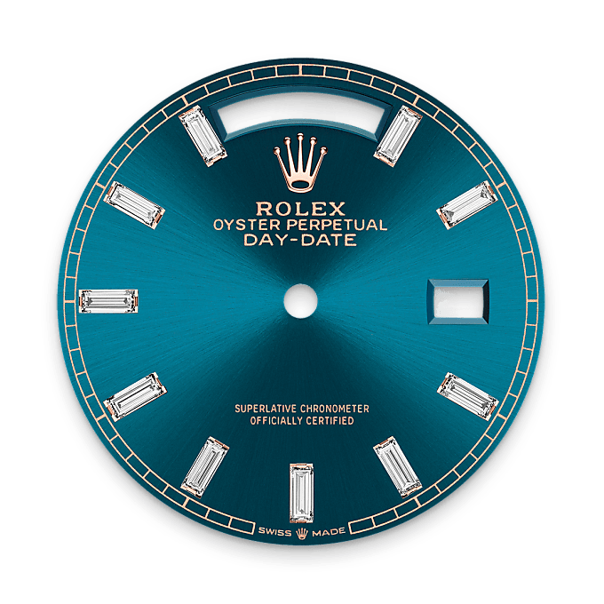 rolex M128395TBR-0032   - Quadrante blu‑verde