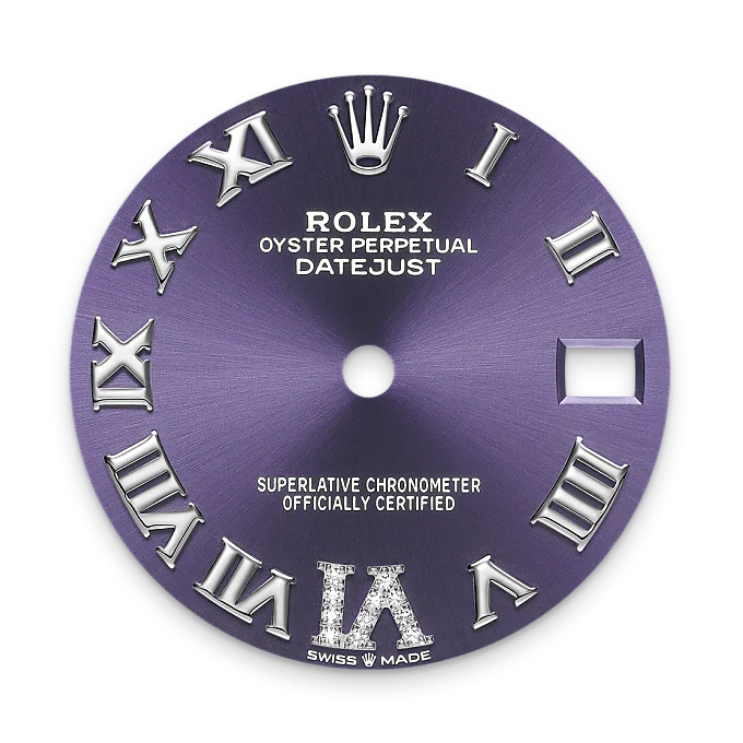 rolex M278289RBR-0019   - Il quadrante aubergine