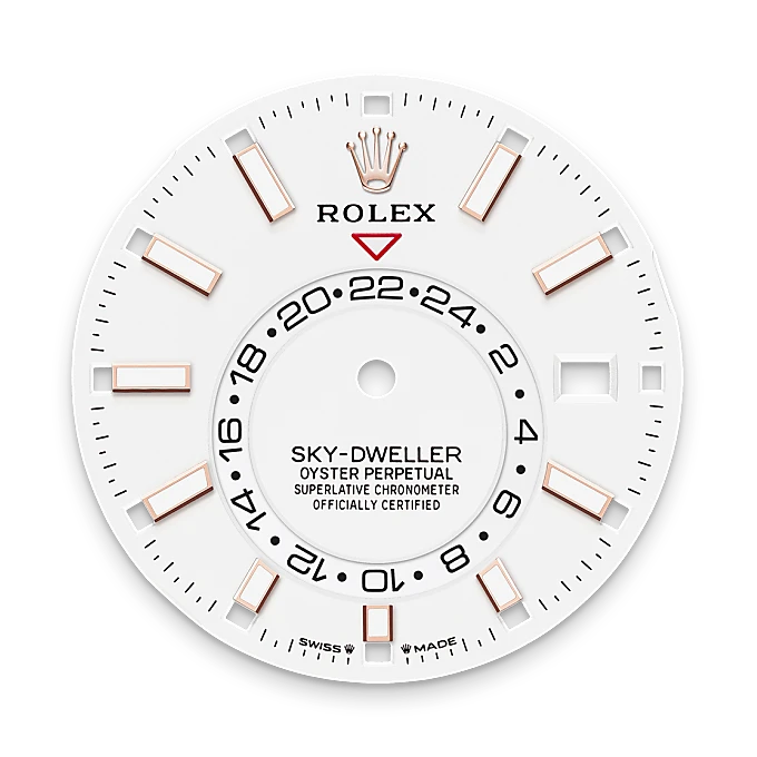 rolex M336235-0003   - Il quadrante bianco intenso